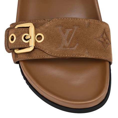 lv bom dia flat mule|bom dia flat mule reviews.